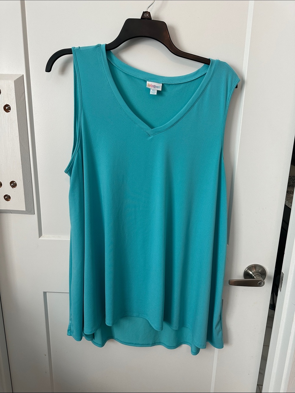LuLaRoe Teal V-Neck Sleeveless Tank